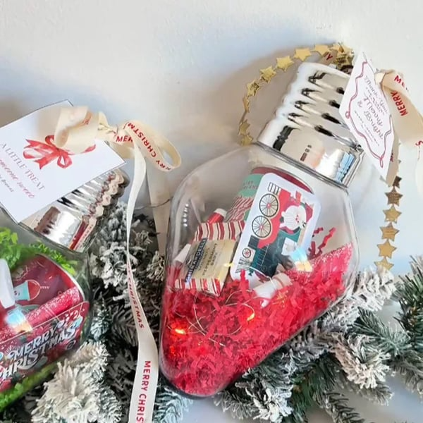 🎄Christmas Hot Sale 49%OFF🎁 DIY Christmas Light Bulb Gift Jar