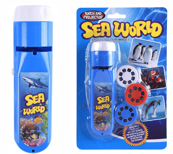 🔥Portable Projector Flashlight Toy – Fun Educational Light Toy for Kids