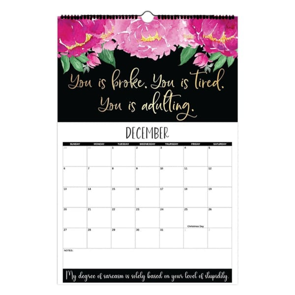 🗓️Here We F*cking Go Again: 2026 Swear Calendar for Tired-Ass Women