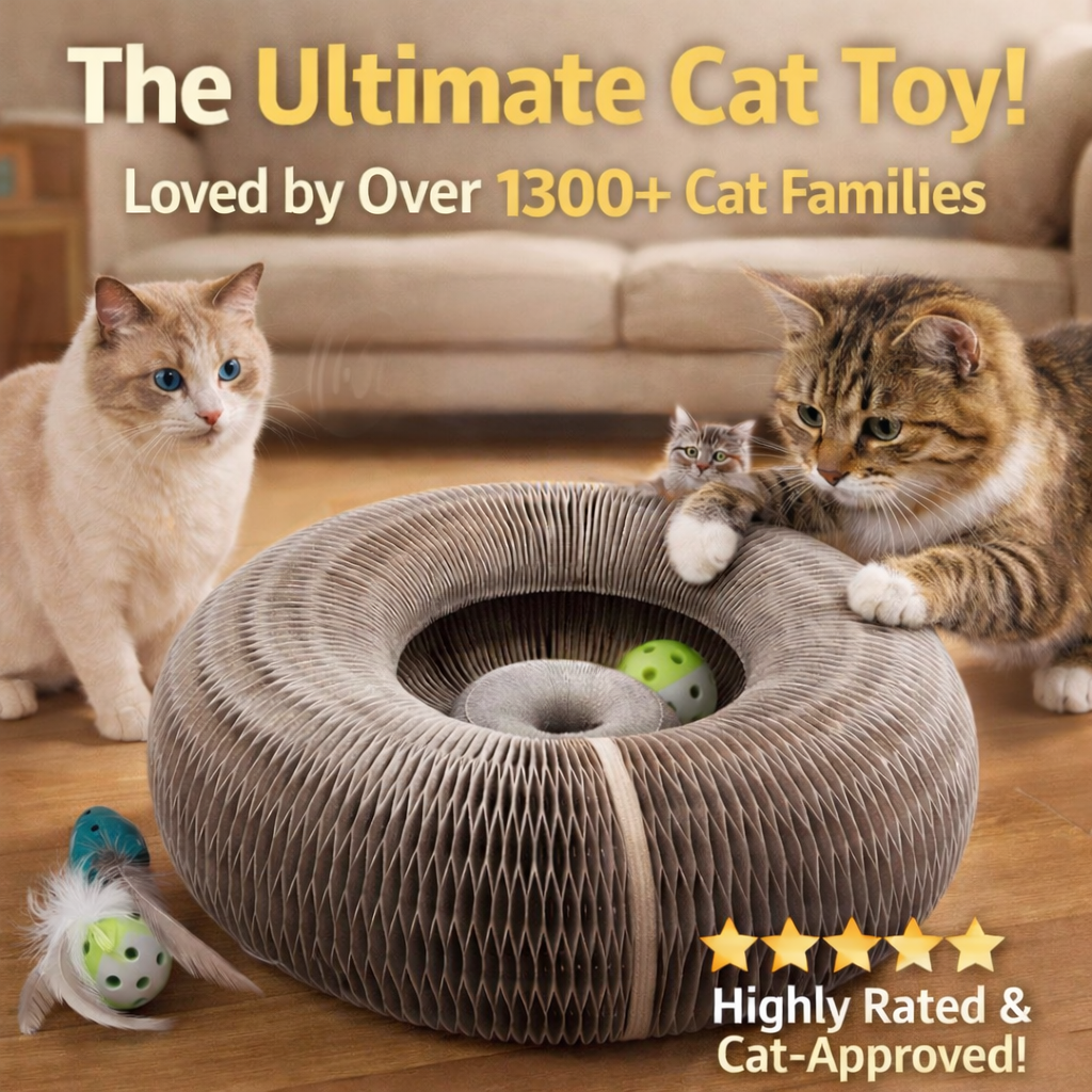 🐱The Ultimate Cat Playground & Cozy Bed – All in One!🛌