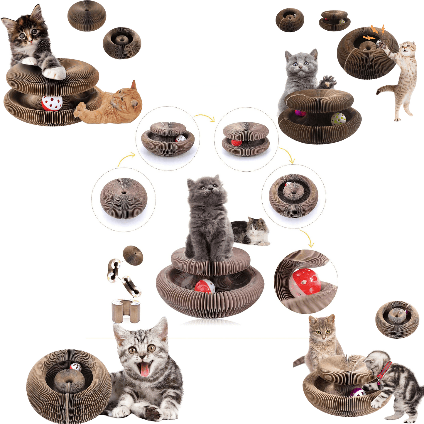 🐱The Ultimate Cat Playground & Cozy Bed – All in One!🛌