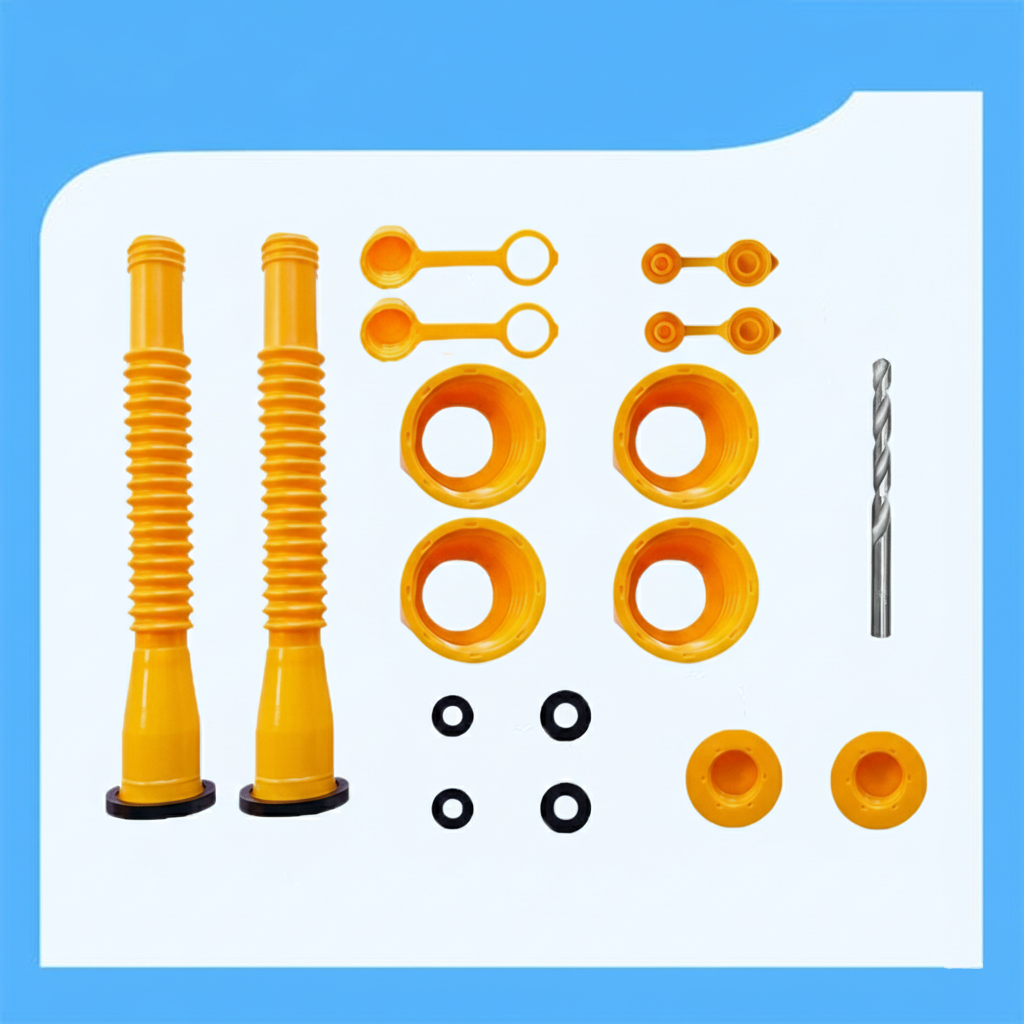 LAST DAY PROMOTION SAVE 49%🔥Upgraded Replacement Gas Can Spout with Flexible Nozzle, Fit for Most 1/2/5/10 Gal Can