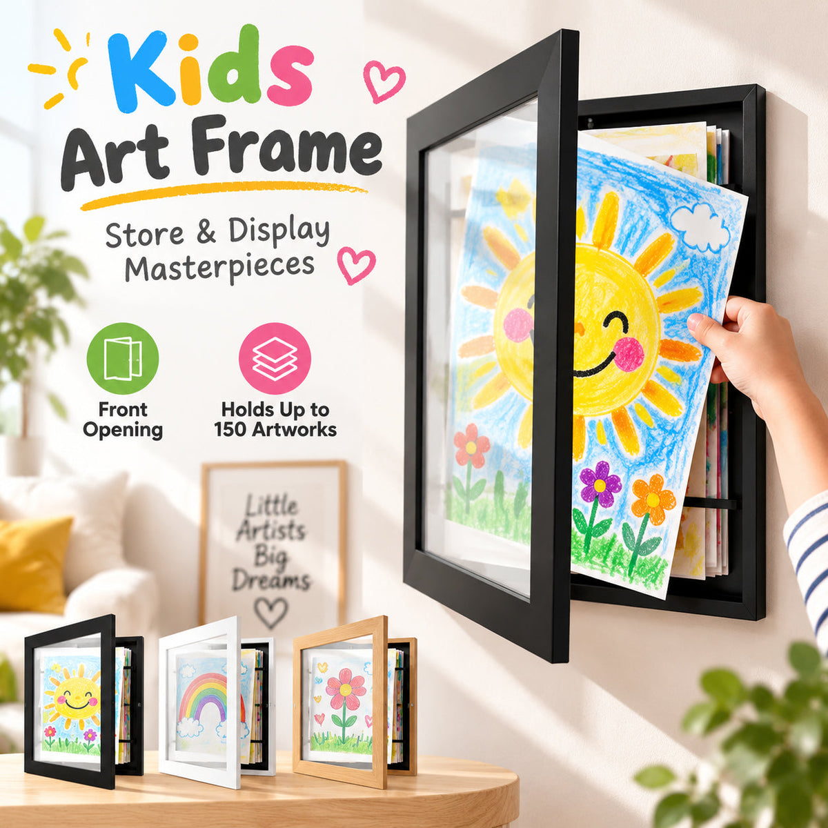 🖼️ Children Art Projects Kids Art Frames - Buy 2 Get 10% OFF Extra
