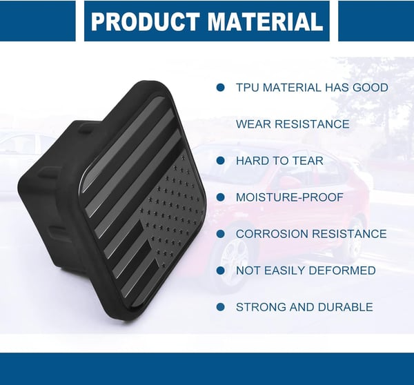 🔥LAST DAY 49% OFF - Trailer Hook Dust Proof Plug - American Flag