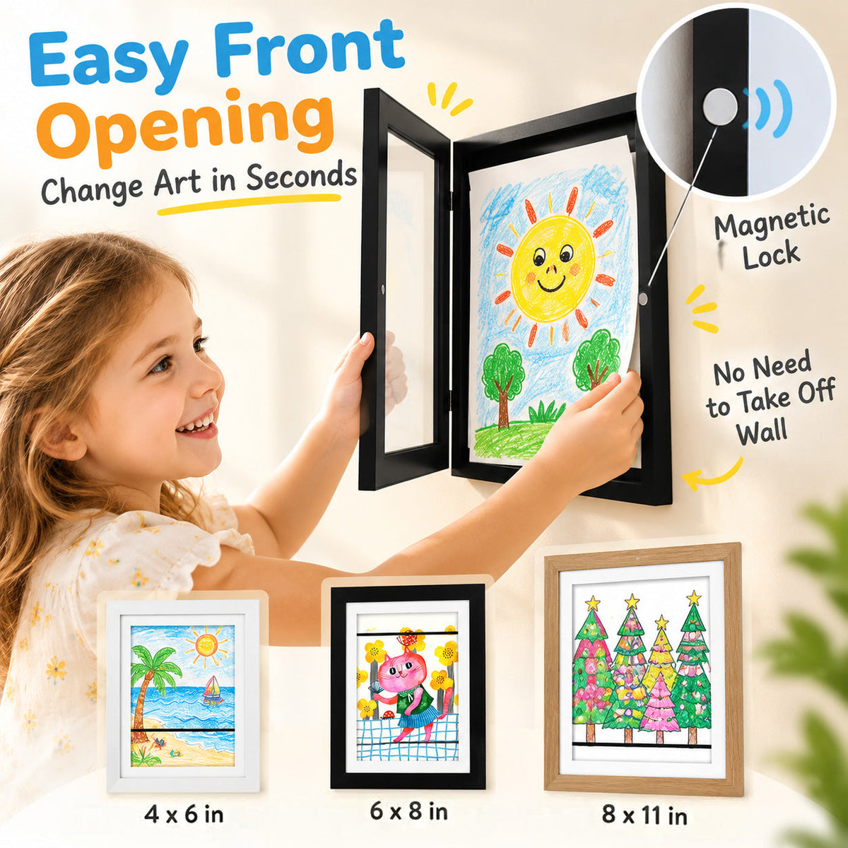 🖼️ Children Art Projects Kids Art Frames - Buy 2 Get 10% OFF Extra