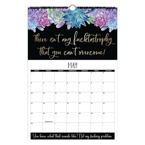 🗓️Here We F*cking Go Again: 2026 Swear Calendar for Tired-Ass Women