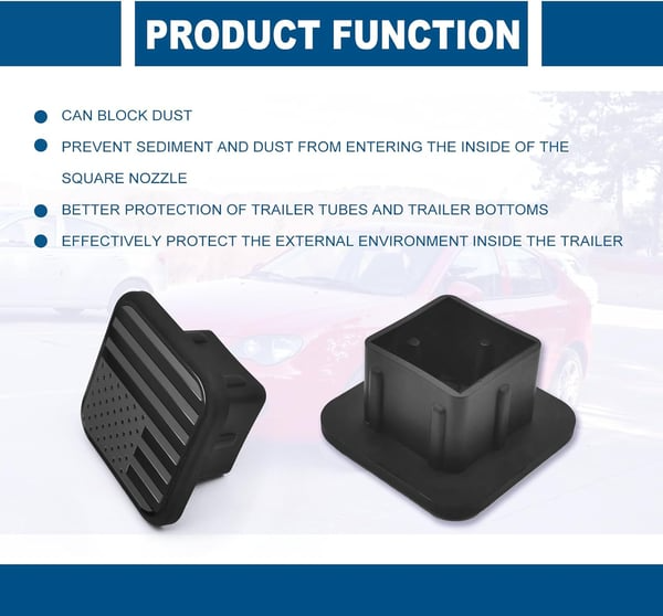 🔥LAST DAY 49% OFF - Trailer Hook Dust Proof Plug - American Flag