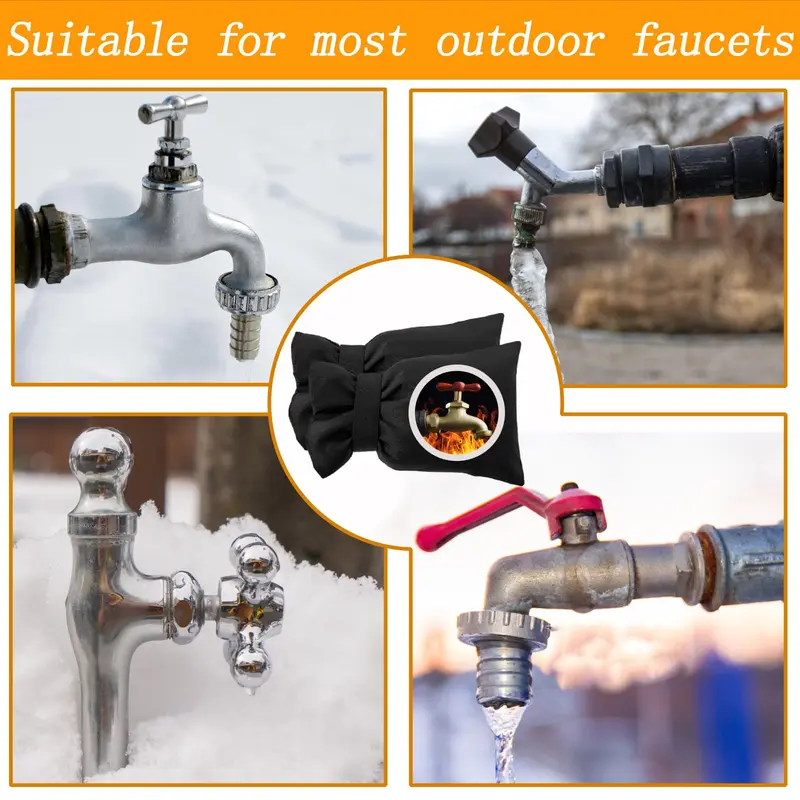 🔥Outdoor Faucet Covers for Winter Freeze Protection (4 PCS)