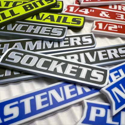 🔥Hot Sale 49% Off - 12-Pack Personalized Magnetic Toolbox Labels