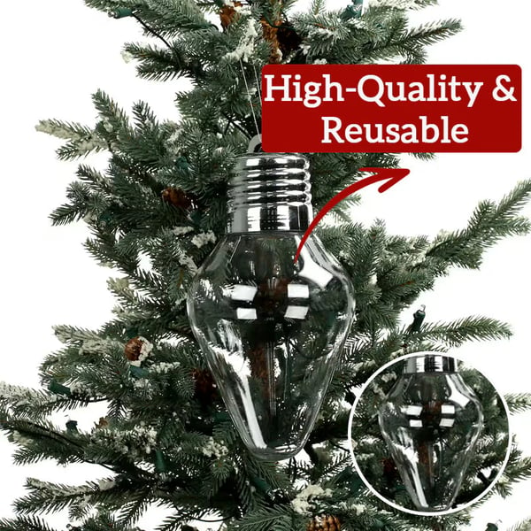 🎄Christmas Hot Sale 49%OFF🎁 DIY Christmas Light Bulb Gift Jar