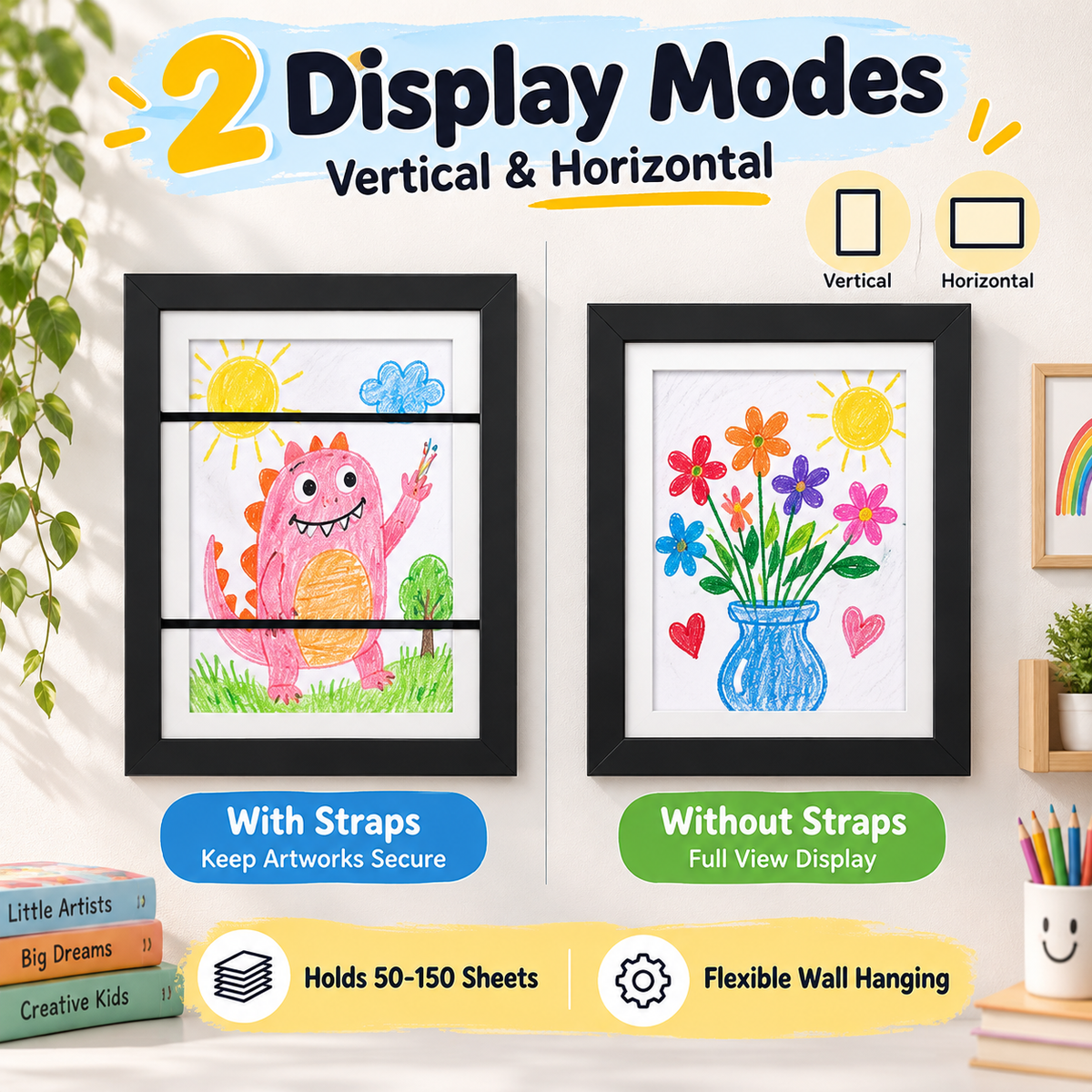 🖼️ Children Art Projects Kids Art Frames - Buy 2 Get 10% OFF Extra