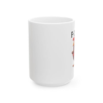 🔥Funny Rooster Coffee Mug - F-Caw-F Chicken Humor