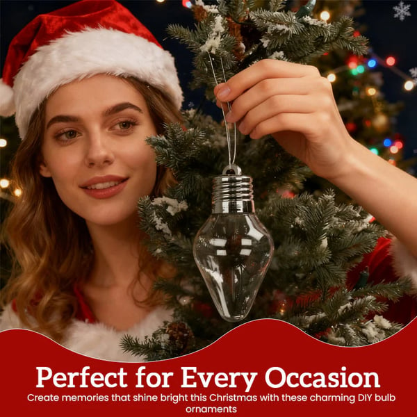 🎄Christmas Hot Sale 49%OFF🎁 DIY Christmas Light Bulb Gift Jar