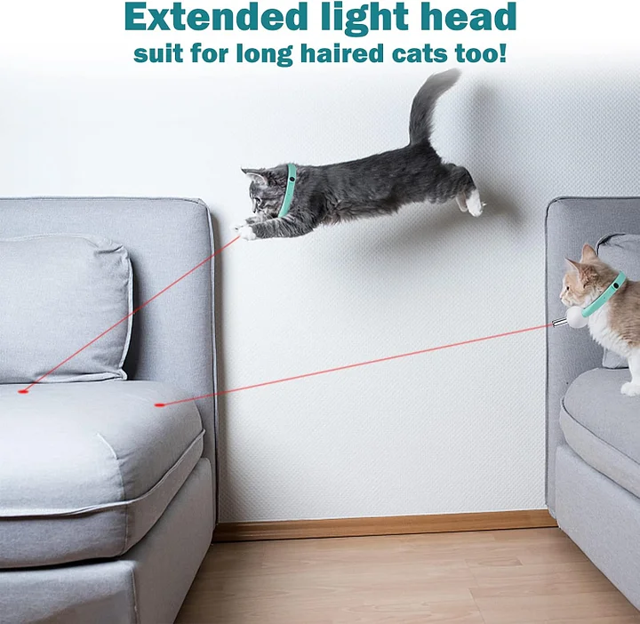 🔥Automatic Cat Laser Collar – Smart Interactive Hands-Free Laser Toy to Keep Cats Active