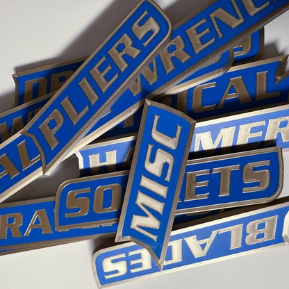 🔥Hot Sale 49% Off - 12-Pack Personalized Magnetic Toolbox Labels