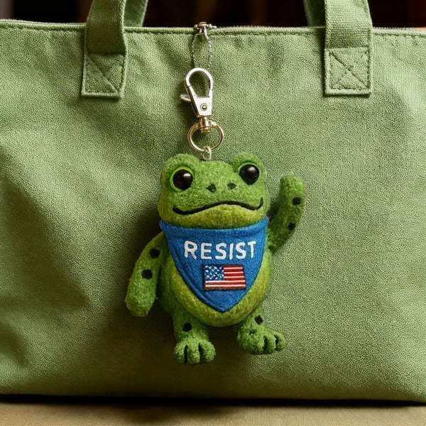 🔥Last Day 49% OFF - 🐸 Portland Frog Reminder Keychain