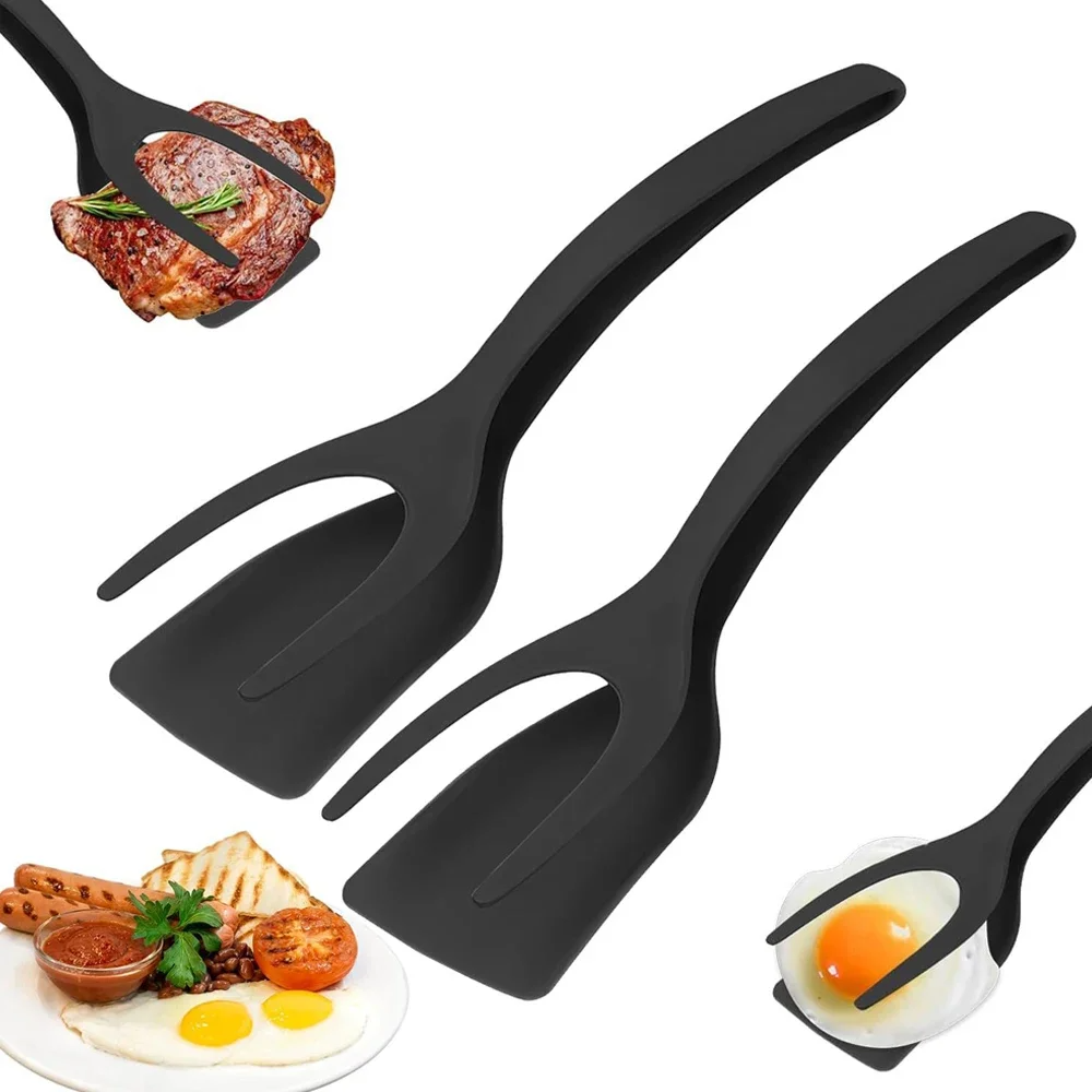 🔥Last Day 49% OFF - 2-in-1 Flip Spatula Tongs