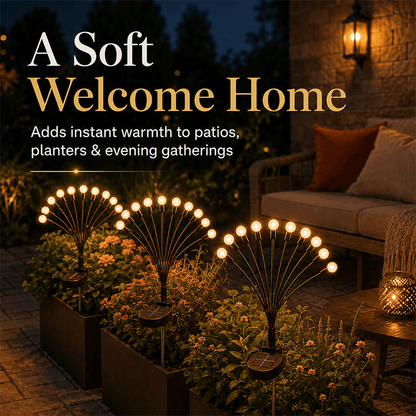 🔥 Last Day 50% OFF - 💡Solar Firefly Garden Stake Lights