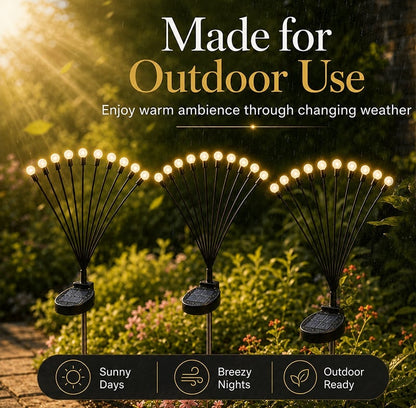 🔥 Last Day 50% OFF - 💡Solar Firefly Garden Stake Lights