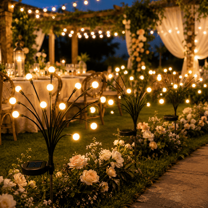 🔥 Last Day 50% OFF - 💡Solar Firefly Garden Stake Lights