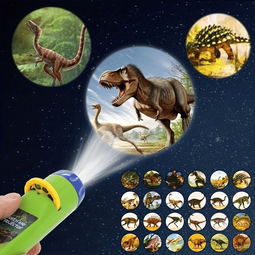 🔥Portable Projector Flashlight Toy – Fun Educational Light Toy for Kids