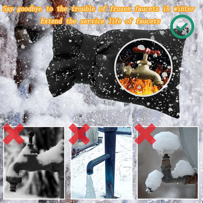 🔥Outdoor Faucet Covers for Winter Freeze Protection (4 PCS)