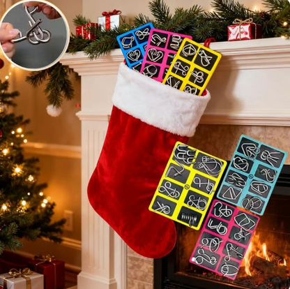 🔥Last Day Promotion 49% OFF-Metal Puzzle Ring,Educational intellectual Toys IQ Toys,Metal Brain teaser Puzzles