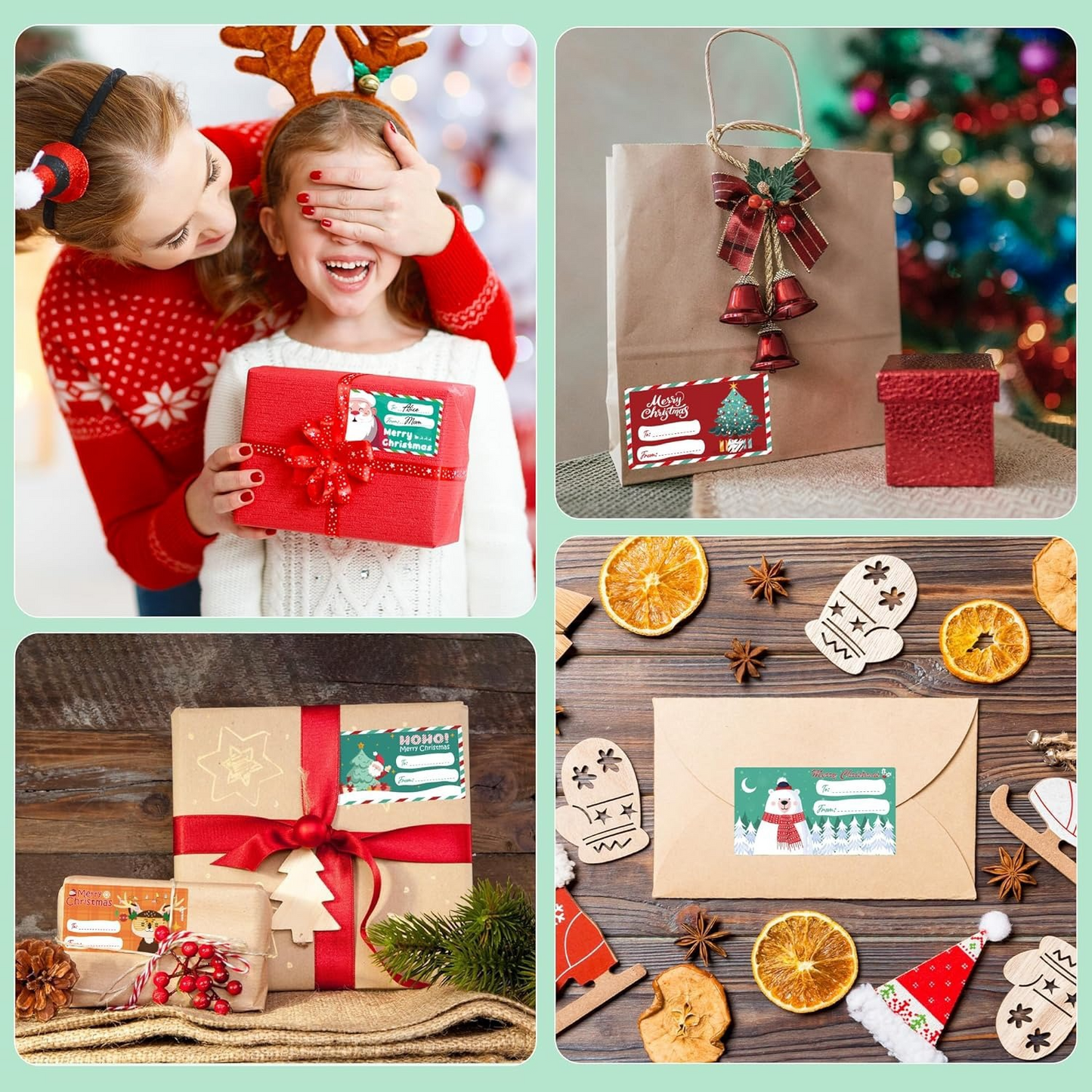🎄Christmas Sales 49% OFF -  🎉 500 PCS/SET Christmas Gift Tags